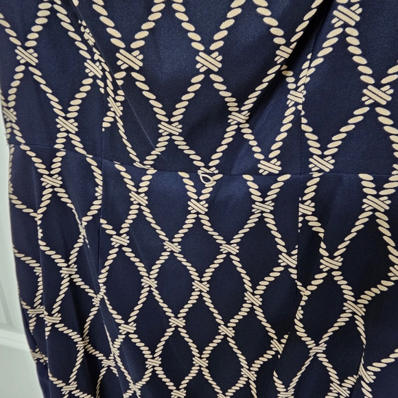 *Navy Belted Sheath Dress* - Picture 9 of 13